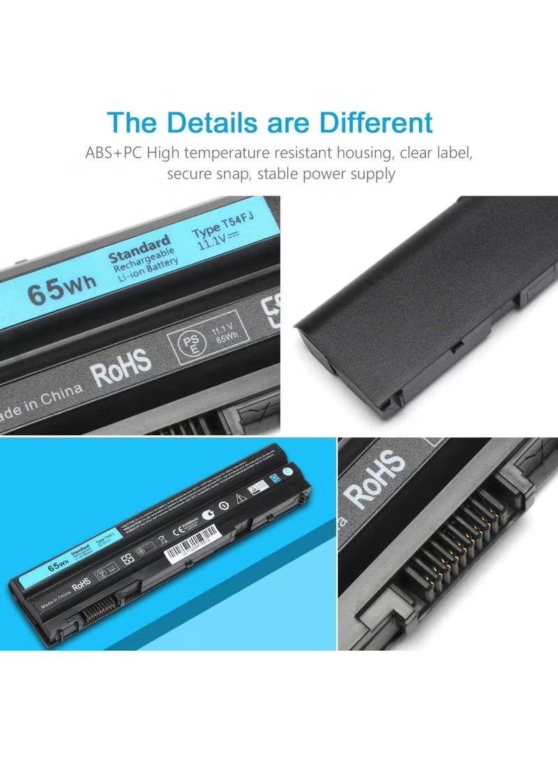 T54FJ Laptop Battery for Dell Latitude E6420 E6430 E6520 E6530 E6540 E6440 E5420 E5430 E5520 E5530 | Compatible with Inspiron 15R (5520 7520) 17R (5720 7720) - Image 3